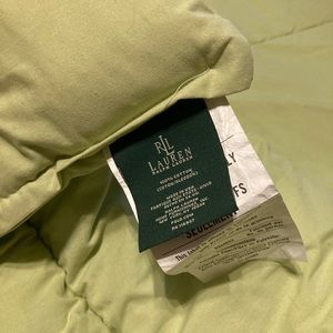 Ralph Lauren lime green cotton fll/queen comforter